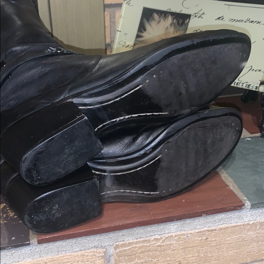Libby Edelman Tall Riding Boots Size 8 Black Stud DB1 - Picture 10 of 16